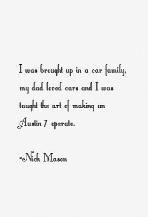 Nick Mason Quotes & Sayings