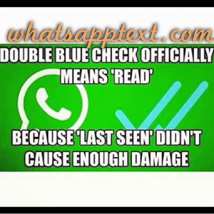 Blue tick of whatsapp Troll !! Blue tick on whatsapp official now ...