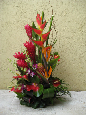 Tropical Flower Arrangement