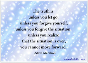 life angry, bitter, mad at somebody or even guilty, not letting go ...