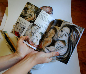 ... and blog posts, inspirational quotes and notes from the author/artist