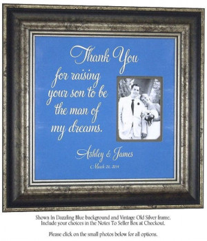 ... My Dreams wedding gift for parents of the groom by PhotoFrameOriginals