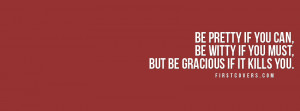 Be Gracious Profile Facebook Covers