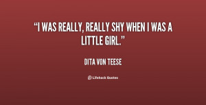 Quotes About Shy Girls