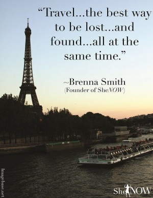 travel quotes backpack over paris