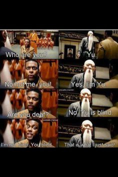 Chris Tucker from one of the Rush Hour movies Ü More