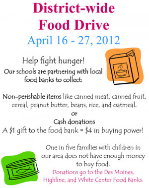 Highline Schools Holding Food Drive Through April 27; Here's How ...