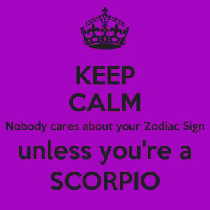 Scorpio Sign Memes