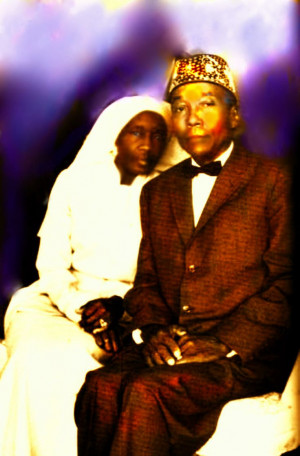 Elijah Muhammad (PBUH) & His Wife, sister Clara Muhammad. Muhammad ...
