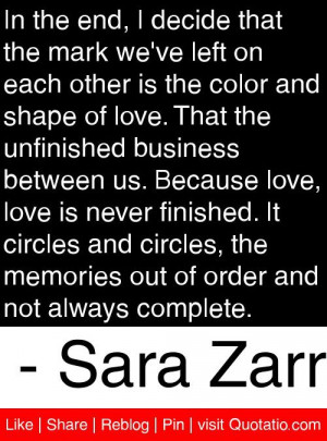 ... out of order and not always complete sara zarr # quotes # quotations
