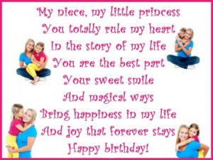 Happy birthday wishes for a niece: Messages, poems and quotes for her ...