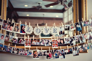 Cool Ideas to Display Photos on Wall 8