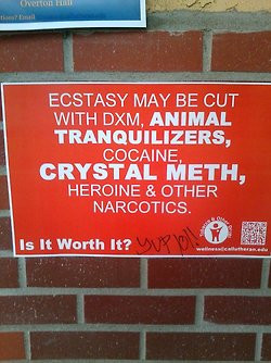 Sign Cocain Grafitti Graffitti Meth Ecstacy Heroin Crystal Dxm