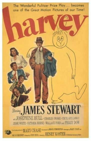 , Film, Movie Posters, Classic Movie, Harvey 1950, Jimmy Stewart ...