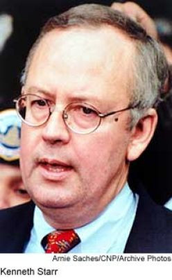 Kenneth Starr's five-year probe President Clinton in 1994 included ...