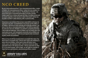 The NCO Creed (U.S. Army)