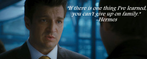 Hermes From Percy Jackson Hermes quote about family