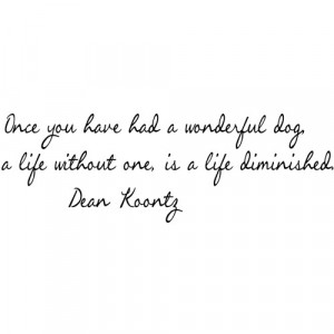 Dog Quote Dean Kootz