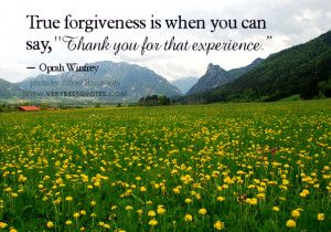 True forgiveness