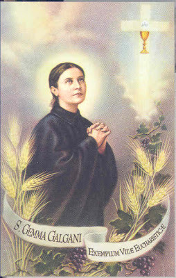 eucharistic quotes of st gemma galgani st gemma s devotion to the ...