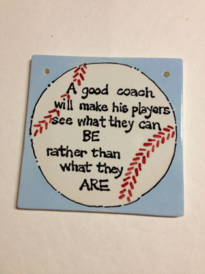Coach Gift- A Sports Tile- Baseball/ Soccer/ Football/ Volleyball ...