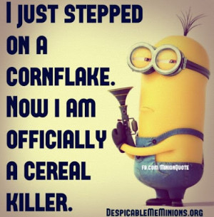 cereal killer # cornflake # cereal # killer # humor # funny # minions ...
