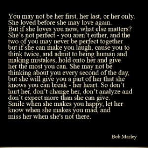 Love, love, love this quote. Bob Marley