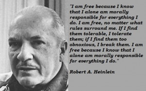 Robert A. Heinlein, fully Robert Anson Heinlein, pen name for Anson ...