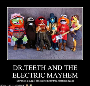 muppets #animal #music #band #Dr teeth and the electric mayhem