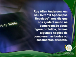 Roy Allan Anderson, em seu livro “O Apocalipse Revelado”, nos diz ...