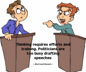 ... too busy drafting speeches - Bertrand Russell Quotes - StatusMind.com