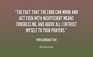 Pope Benedict Quotes