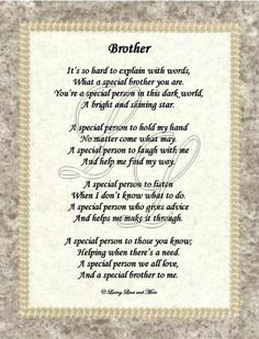 Brother From Sister Poems | Website Designed by Loving Lines and More ...