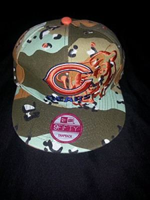 Chicago Bears Camo Snapback Hat