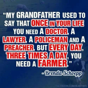 Thank a farmer