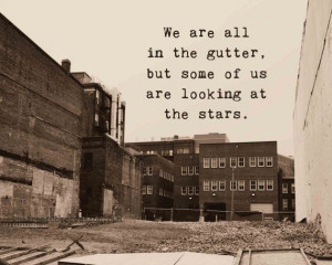 Life Quote, Optimism, urban decay cityscape photograph, hope