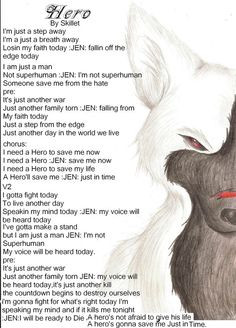 skillet lyrics | Hero by Skillet by ~Super-Sonic-101 on deviantART