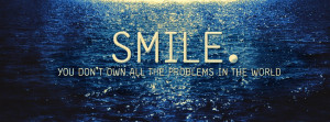 Smile Best Quote Facebook Cover