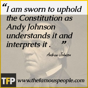 Andrew Johnson Famous Quotes