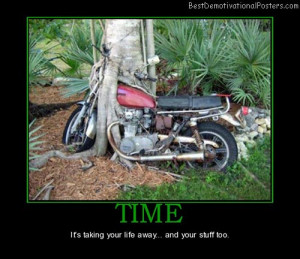time-motorcycle-tree-best-demotivational-posters