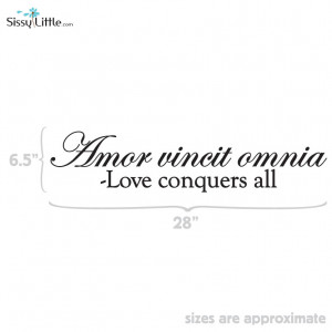 Love Conquers Quote-$35.99