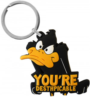 Daffy Duck Despicable PVC Keyring
