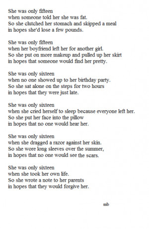 poem of bullying