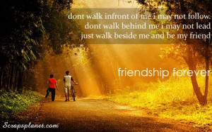 Walk beside me