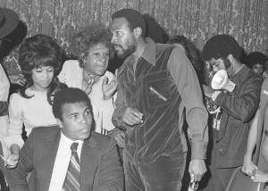 Muhammad Ali with his famous friends