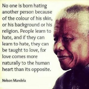 Racism quote - Mandela...Students will complete a mini research ...