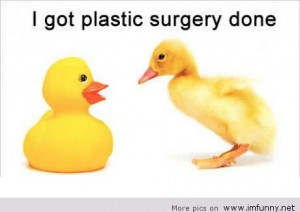 Ducks with plastic surgery smile more than Joan Rivers. Too Soon?