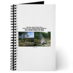 John Muir Quote on Trees Journal