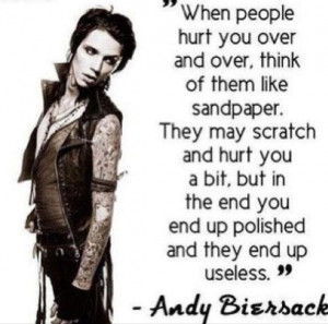 Andy 'Sixx' Biersack BVB Andy Biersack Quotes