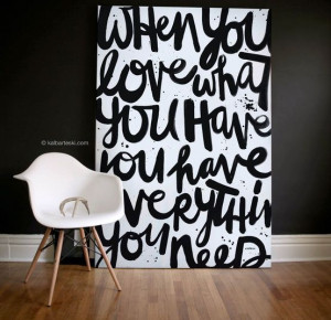 DIY Quotes on Canvas Paintings